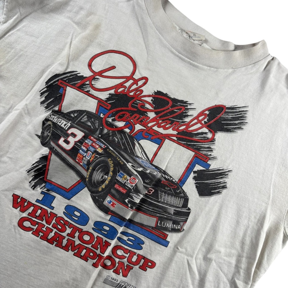 VTG‎ 1993 Dale Earnhardt Winston Cup Champion Nascar Shirt XL Single Stitch USA